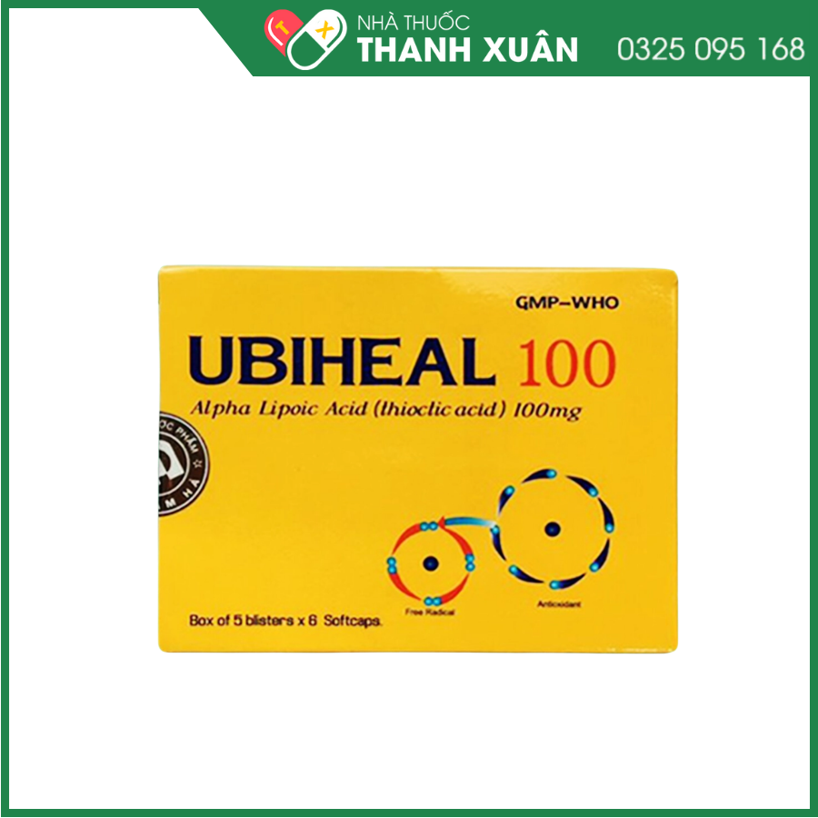 Ubiheal 100 điều trị các rối loạn cảm giác do bệnh thần kinh đái tháo đường